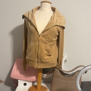 Michael Kors Camel Zip-Up Jacket